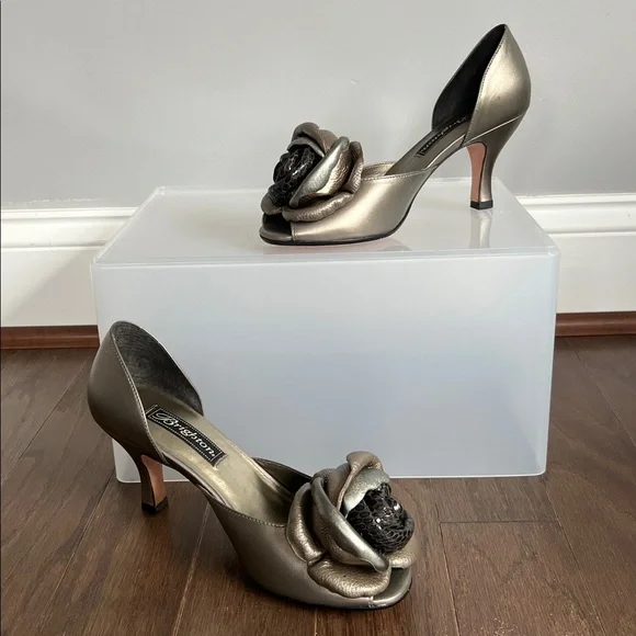 Brighton Rosina Open-Toe Heels - Picture 2 of 13